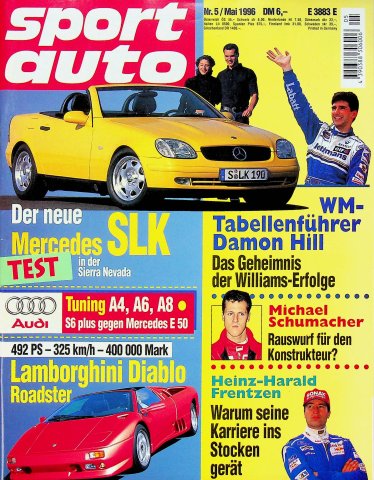 Deckblatt Sport Auto (05/1996)